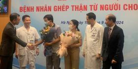 Hai người ghép thận từ tạng hiến của chàng trai Hà Nội được về nhà  第1张