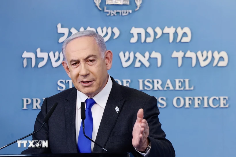  Thủ tướng Israel Netanyahu tuyên bố mở rộng các mục tiêu chiến tranh 