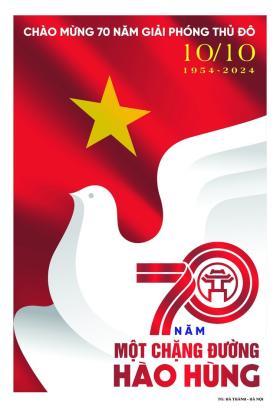  Công bố logo kỷ niệm 70 năm ngày Giải phóng Thủ đô 