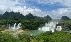 Dừng tour Thác Bản Giốc - Đức Thiên 