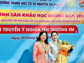  Nghệ sĩ Bình Tinh khuấy động chương trình Sân khấu học đường với &quot;Tiếng trống Mê Linh&quot; 第2张