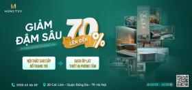 Showroom Hùng Túy ưu đãi lên đến 25% chào hè