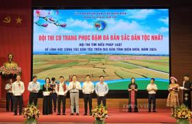 Bế mạc Hội thi tìm hiểu pháp luật về lĩnh vực công tác dân tộc trên địa bàn tỉnh Điện Biên năm 2024