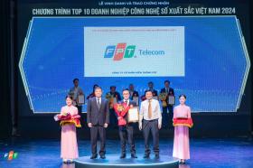 FPT Telecom vào top 10 doanh nghiệp công nghệ số xuất sắc Việt Nam 2024